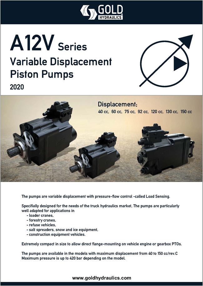 Bent Axis Piston Pumps Motors