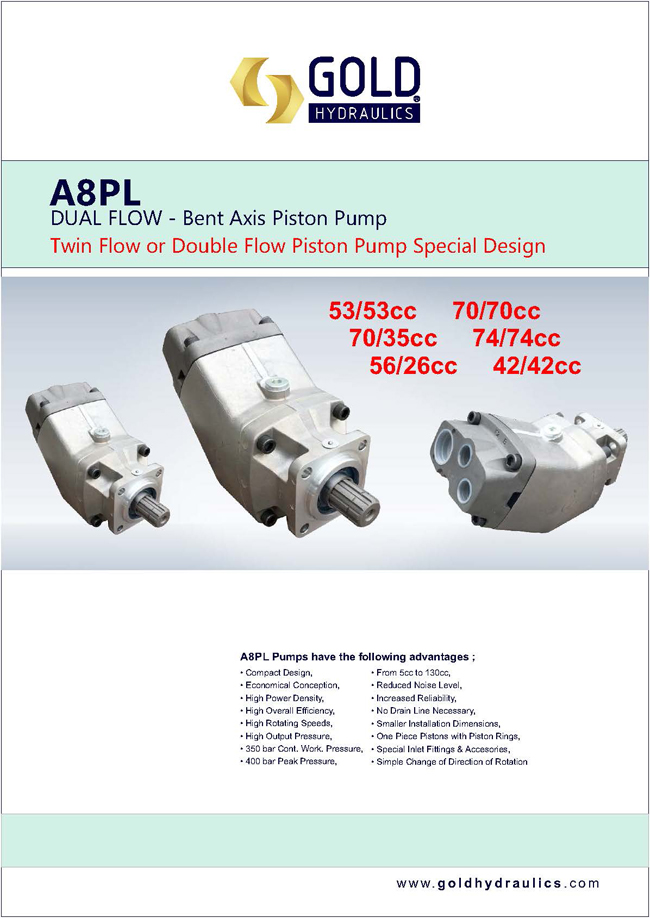 Bent Axis Piston Pumps Motors