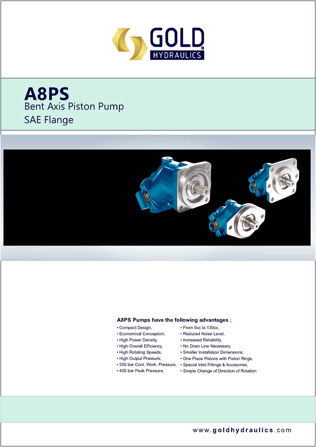 Bent Axis Piston Pumps Motors